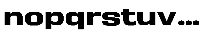 Sygnos XExp Bold Font LOWERCASE