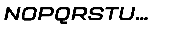 Sygnos XExp Oblique Font UPPERCASE