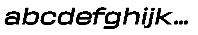 Sygnos XExp Oblique FONT