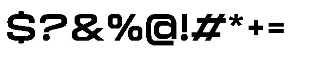 Sygnos XExp Regular Font OTHER CHARS