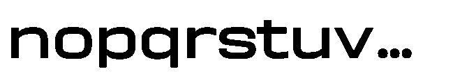 Sygnos XExp Regular Font LOWERCASE
