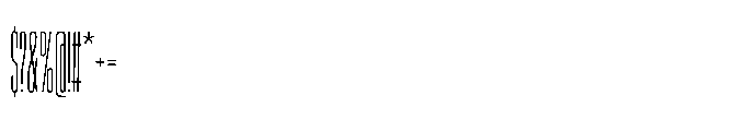 Sygnos XLt Cmp Regular Font OTHER CHARS
