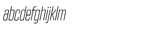 Sygnos Xt Light Condensed Oblique FONT