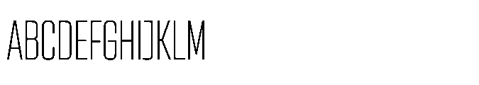 Sygnos Xt Light Condensed Regular Font UPPERCASE