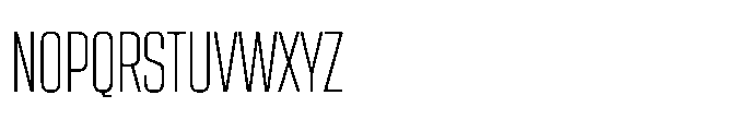 Sygnos Xt Light Condensed Regular Font UPPERCASE