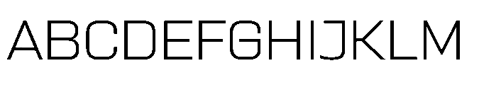 Sygnos Xt Light Exp Regular Font UPPERCASE