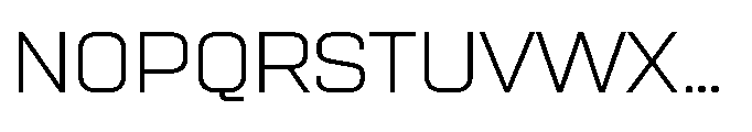 Sygnos Xt Light Exp Regular Font UPPERCASE