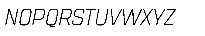 Sygnos Xt Light Oblique Font UPPERCASE