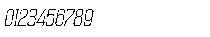 Sygnos Xt Light Sm Condensed Oblique Font OTHER CHARS