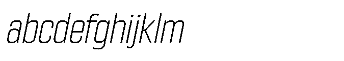 Sygnos Xt Light Sm Condensed Oblique FONT