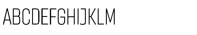 Sygnos Xt Light Sm Condensed Regular Font UPPERCASE