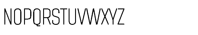Sygnos Xt Light Sm Condensed Regular Font UPPERCASE