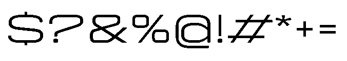 Sygnos Xt Light UExp Regular Font OTHER CHARS