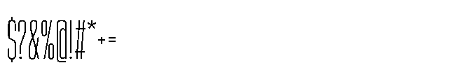 Sygnos Xt Light XCn Regular Font OTHER CHARS