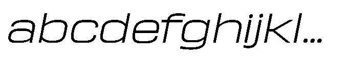 Sygnos Xt Light XExp Oblique FONT