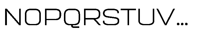 Sygnos Xt Light XExp Regular Font UPPERCASE