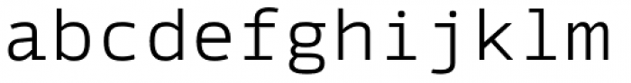 Syke Mono Light Font LOWERCASE