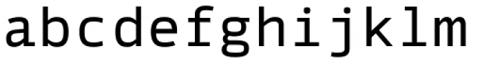 Syke Mono Regular Font LOWERCASE