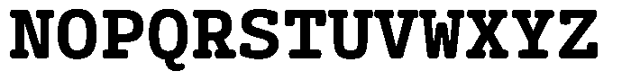 Syke Mono Slab Rnd Bold Font UPPERCASE