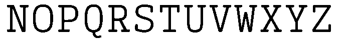 Syke Mono Slab Rnd Light Font UPPERCASE