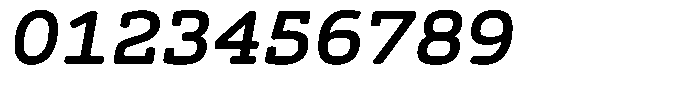 Syke Mono Slab Rnd Medium Ital Font OTHER CHARS