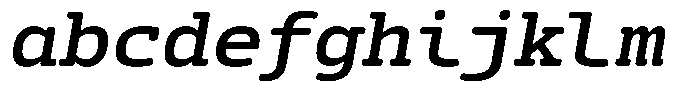Syke Mono Slab Rnd Medium Ital FONT