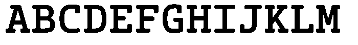 Syke Mono Slab Rnd Medium Font UPPERCASE