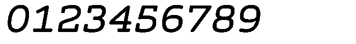 Syke Mono Slab Rnd Regular Ital Font OTHER CHARS