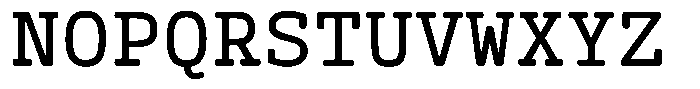 Syke Mono Slab Rnd Regular Font UPPERCASE