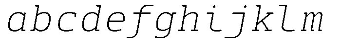 Syke Mono Slab Rnd Thin Ital FONT