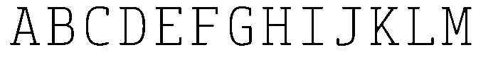 Syke Mono Slab Rnd Thin Font UPPERCASE