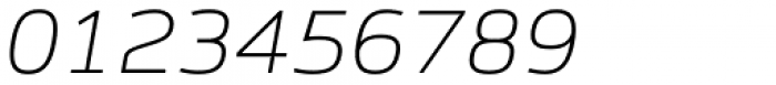 Syke Mono Thin Italic Font OTHER CHARS