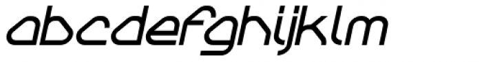 Sylar ExtraBold Italic Font LOWERCASE