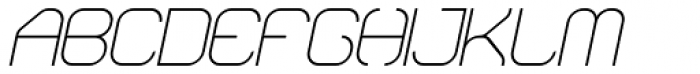 Sylar Thin Italic Font UPPERCASE