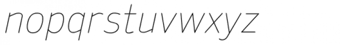 Sylvia Light Italic Font LOWERCASE