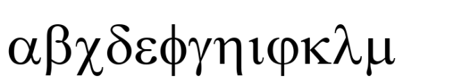 Symbol Regular FONT