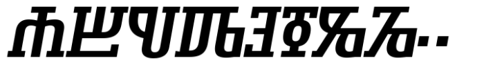 Symbolum Bold Italic Font UPPERCASE