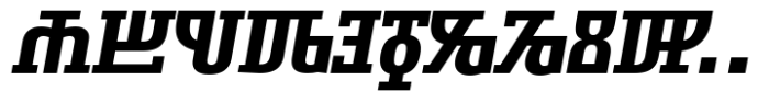Symbolum Bold Italic Font LOWERCASE
