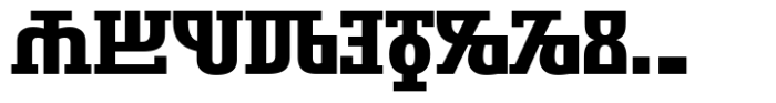 Symbolum Extra Bold Font LOWERCASE