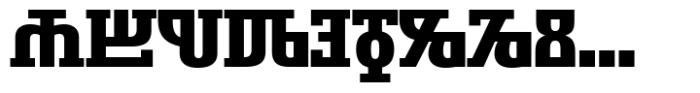 Symbolum Heavy Font LOWERCASE