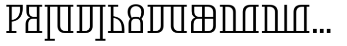 Symbolum Light Font LOWERCASE