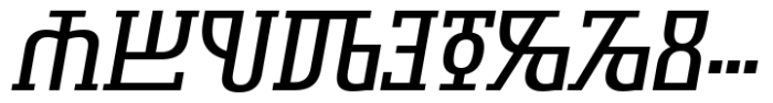 Symbolum Medium Italic Font UPPERCASE