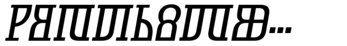 Symbolum Medium Italic Font UPPERCASE