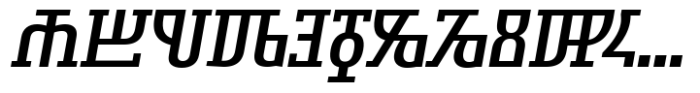 Symbolum Medium Italic Font LOWERCASE