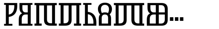 Symbolum Medium Font UPPERCASE