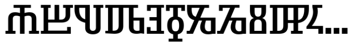 Symbolum Medium Font LOWERCASE