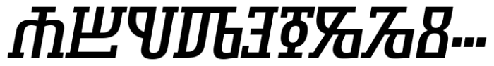 Symbolum Semi Bold Italic Font UPPERCASE