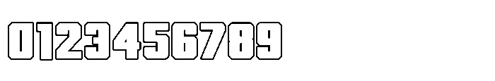 Symet Black Outline Font OTHER CHARS