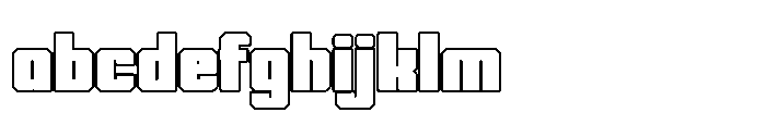 Symet Black Outline FONT