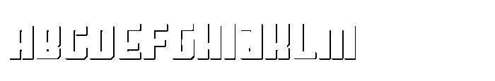 Symet Black Shadow Font UPPERCASE